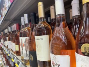 Bottles of Rosé 